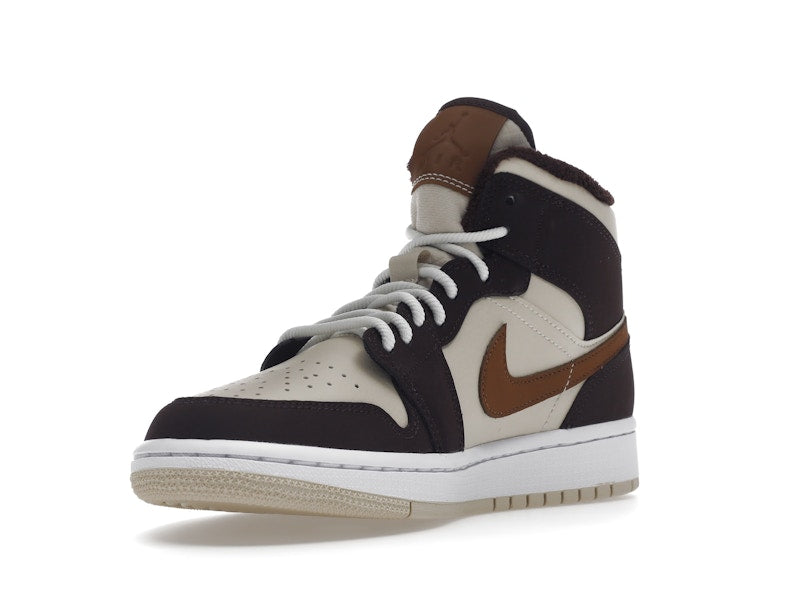 Jordan 1 Mid SE Brown Basalt Oatmeal (Women's)
