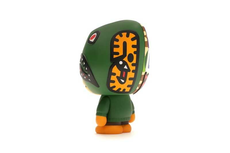 BAPE Baby Milo Shark Hoodie Vinyl Toy Green
