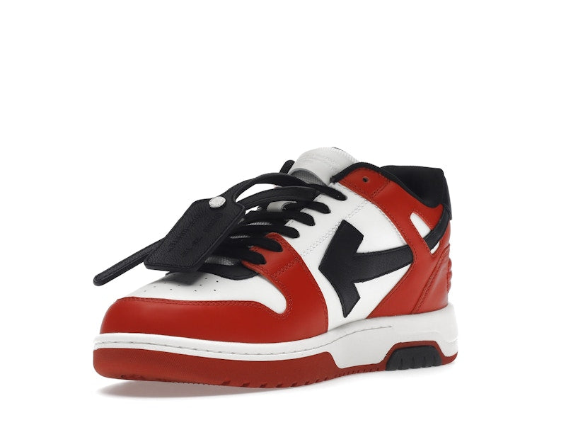 OFF-WHITE Out Of Office OOO Low Tops Black White Red