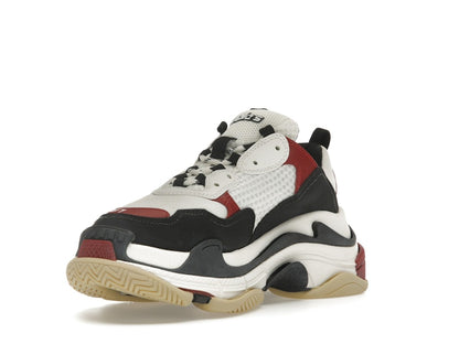 Balenciaga Triple S White Black Crimson