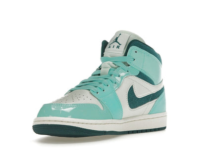 Jordan 1 Mid Chenille Bleached Turquoise (Women's)