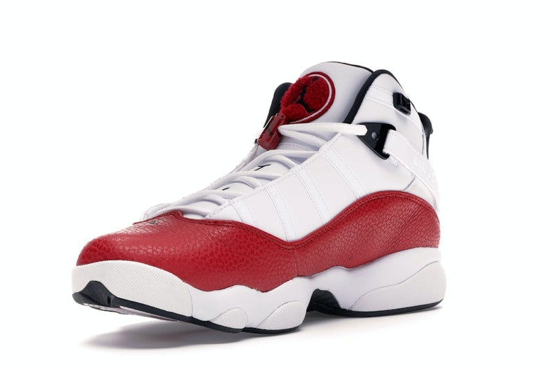 Jordan 6 Rings White University Red