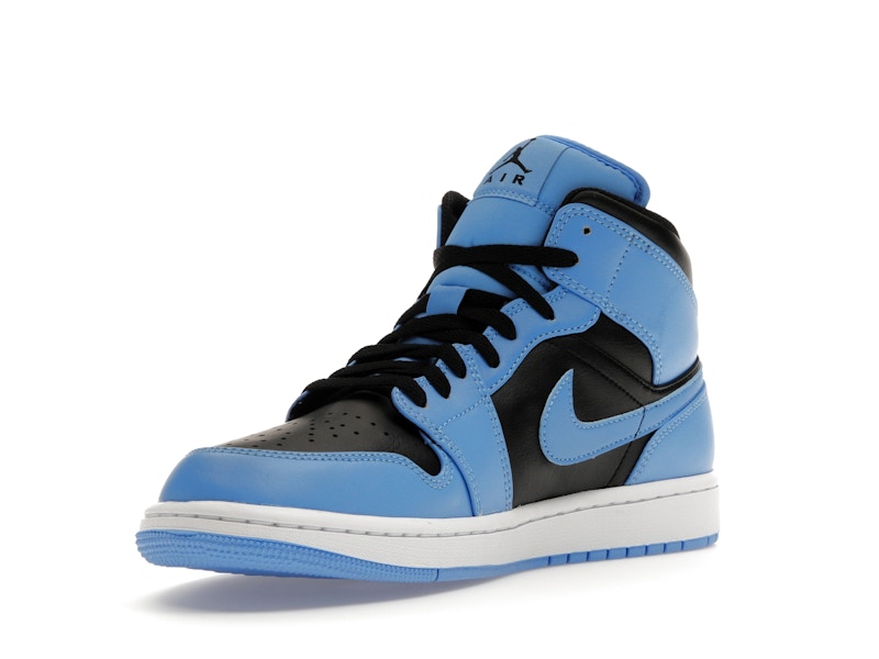 Jordan 1 Mid University Blue Black