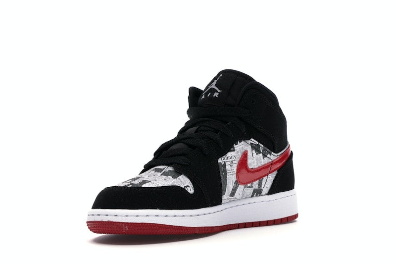 Jordan 1 Mid Newspaper Air Times (GS)