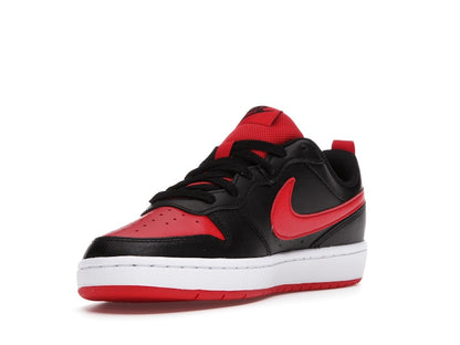 Nike Court Borough Low 2 Black University Red (GS)