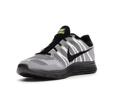 Nike Flyknit Lunar1+ White Black Volt