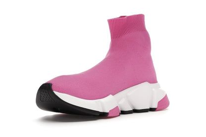 Balenciaga Speed Trainers Mid Pink White (Women's)