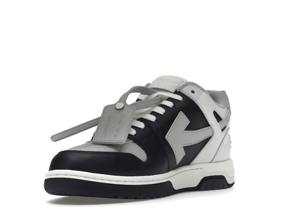 OFF-WHITE Out Of Office OOO Low Tops Light Grey Black