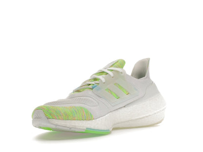 adidas Ultra Boost 22 White Bliss Blue Solar Green
