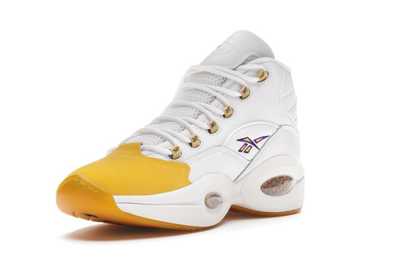 Reebok Question Mid Yellow Toe