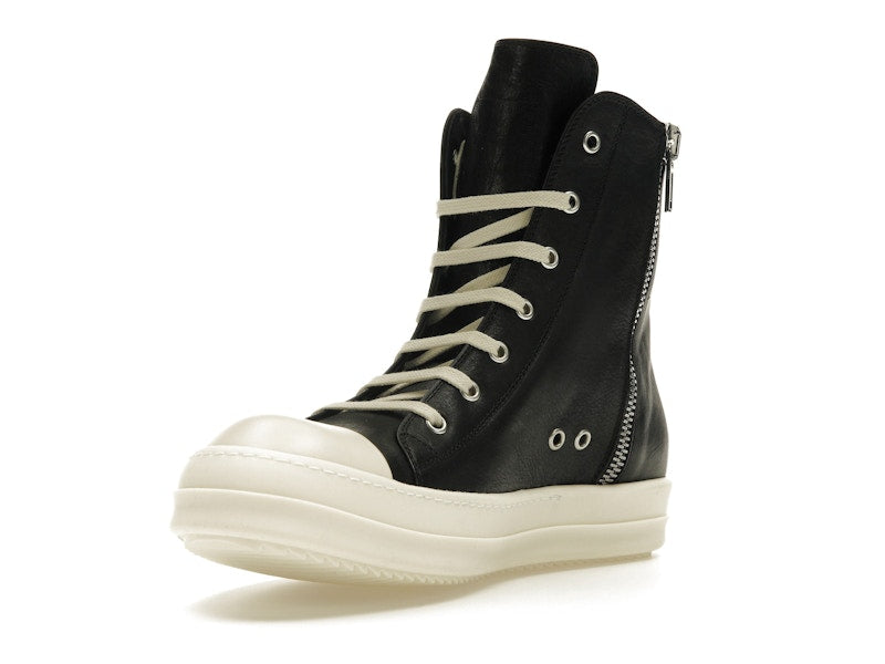Rick Owens Lido High Sneaks Black Milk