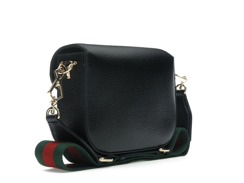Gucci x adidas Horsebit 1955 Shoulder Bag Black/White