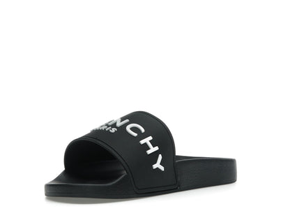 Givenchy Paris Slide Sandals Black