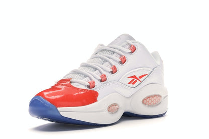 Reebok Question Low Patent Toe Orange