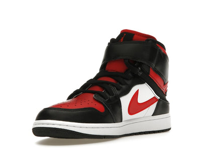 Jordan 1 High FlyEase Black White Fire Red