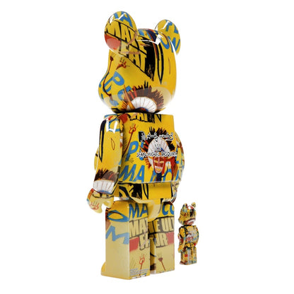 Bearbrick Andy Warhol x Jean-Michel Basquiat #3 100% & 400% Set