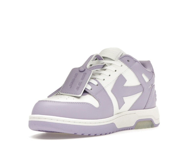 OFF-WHITE Out Of Office Calf Leather White Lilac