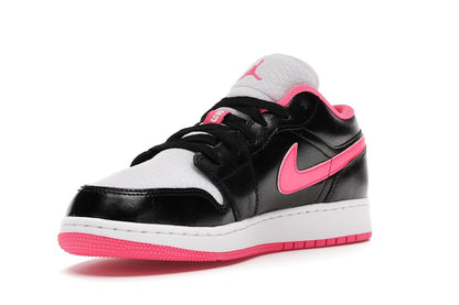 Jordan 1 Low Black White Hyper Pink (GS)