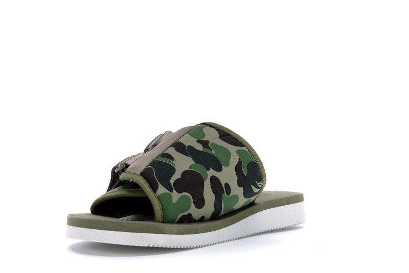 Suicoke x Bape ABC Kaw-Ape Green