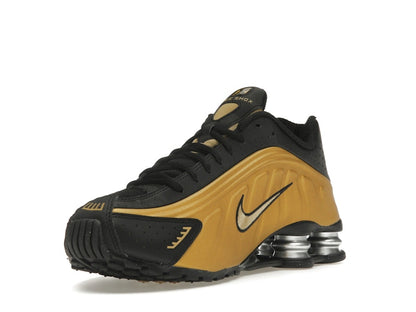 Nike Shox R4 Black Metallic Gold (Women's)