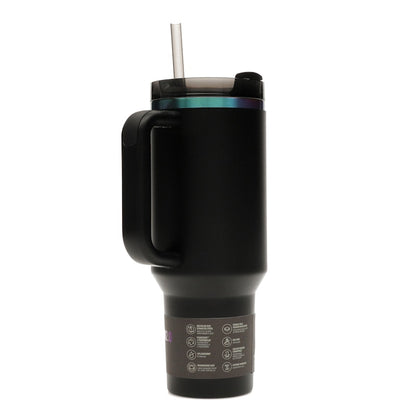 Stanley The Black Chroma Collection Flowstate Quencher 40oz Tumbler Black Chroma