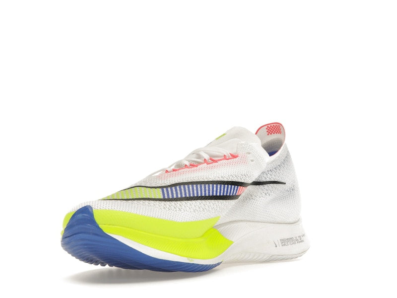 Nike ZoomX Streakfly Premium White Volt Racer Blue