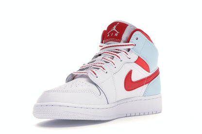 Jordan 1 Mid White Topaz Mist (GS)