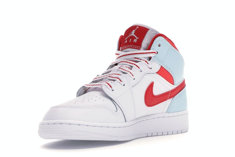 Jordan 1 Mid White Topaz Mist (GS)