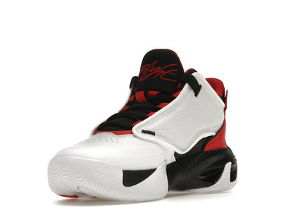 Jordan Max Aura 4 White Black University Red