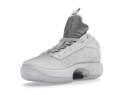 Jordan XXXV Low Metallic Silver (Clear Sole)