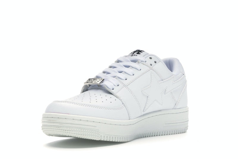 BAPE STA Low White