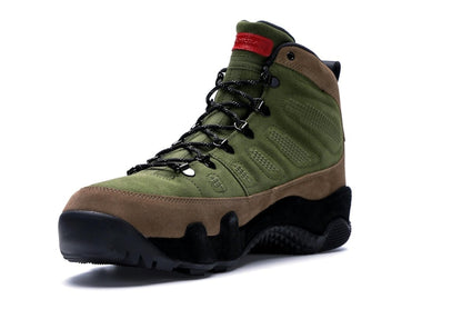 Jordan 9 Retro Boot NRG Military Brown Legion Green