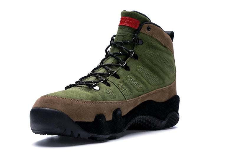 Jordan 9 Retro Boot NRG Military Brown Legion Green