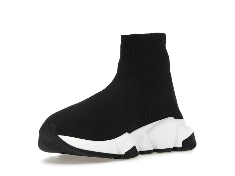 Balenciaga Speed Graffiti Trainers White Black Logo (Women's)