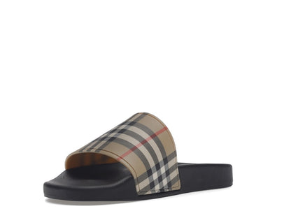 Burberry Vintage Check Slides Archive Beige