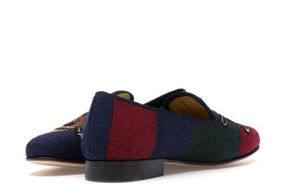 Ralph Lauren Formal Slipper Palace Engineered Equestrian Print