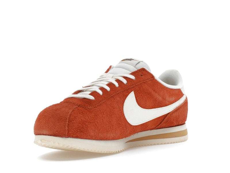 Nike Cortez SE Suede Dark Russet Flax Muslin Sail