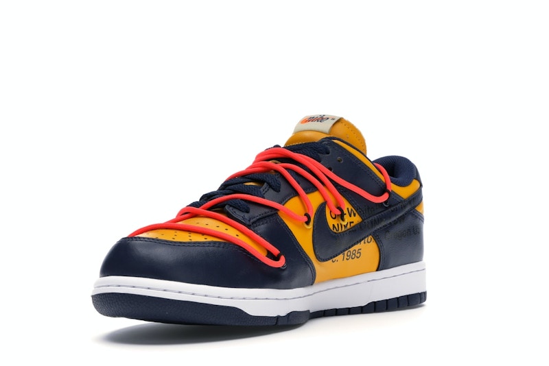 Nike Dunk Low Off-White University Gold