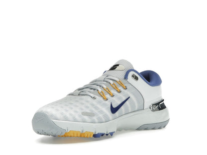 Nike Free Golf Pure Platinum University Gold Wolf Grey Astronomy Blue