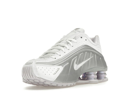 Nike Shox R4 White Metallic Platinum Barely Grape (Women's)