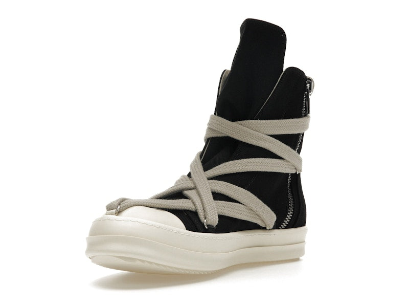 Rick Owens DRKSHDW Hexa High Black Pearl Milk Fat Lace