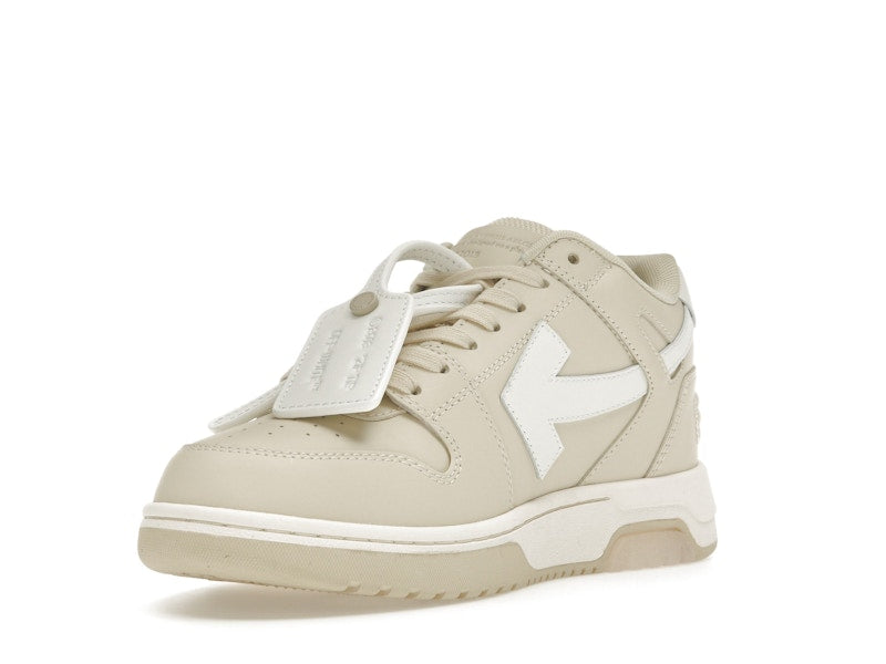 OFF-WHITE Out Of Office OOO Low Tops Angora White