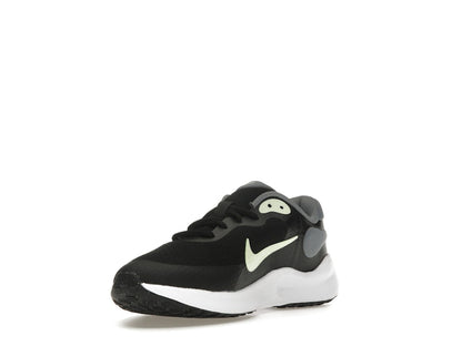 Nike Revolution 7 Black Smoke Grey White Barely Volt (GS)