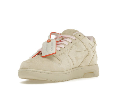 Off-White Out Of Office Suede Beige Pink