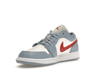 Jordan 1 Low Blue Whisper Dune Red (Women's)