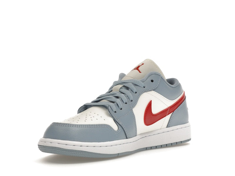 Jordan 1 Low Blue Whisper Dune Red (Women's)