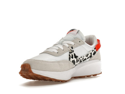 Nike Waffle Debut White Team Orange Leopard (Women's)
