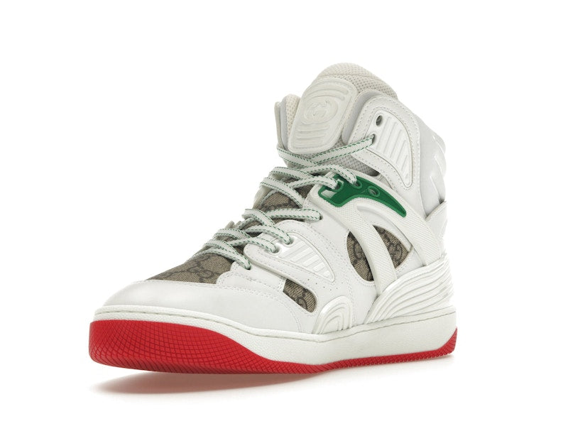 Gucci Basket White Demetra Red (Women's)