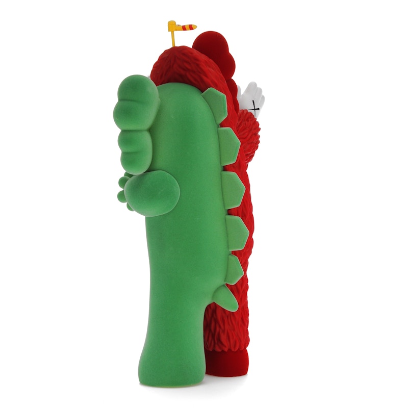 KAWS KACHAMUKKU Vinyl Figure Green/Red