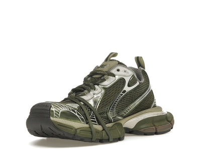 Balenciaga 3XL Dark Green Light Beige
